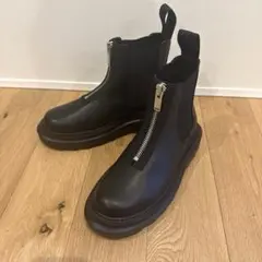 GU×UNDERCOVER ハーフジップブーツ +X ブラック