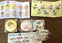 ブルーロック　くら寿司　缶バッジ　ラバーアクセサリー　マスキングテープ　５個