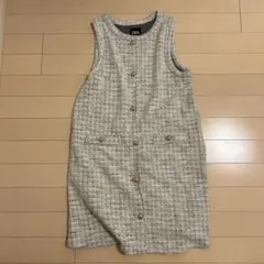 ZARA ノースリーブワンピ　セレモニー 13-14歳