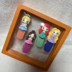 Disneyプリンセス　ヘアクリップ シンデレラ　ベル　アリエル　ラプンツェル