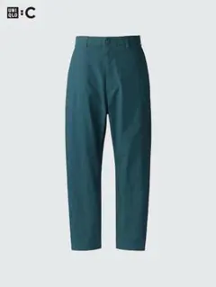 UNIQLO : C ワイドテーパードパンツ サルエル グリーン XS