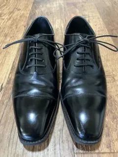 【REGAL リーガル】ドレスシューズ 革靴 キャップトゥ 黒 24.5 美品