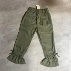 タグ付き　プティマイン　130サイズ　カーキ色ズボン