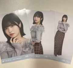 中西アルノ　生写真　オフショルニット　コンプ