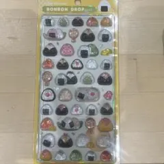 ボンボンドロップシール クーリア　おにぎり　和柄