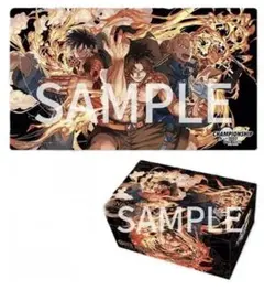 ONE PIECE カード　プレイマット　ストレージ　 エースサボルフィ　未使用