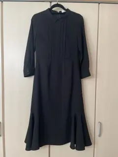 【1/3まで出品】セルフォード CELFORD脇フレアヘムワンピース　38