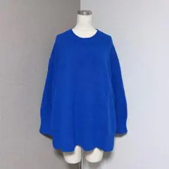 ローリーズファーム　ゆったり　ニット　ブルー