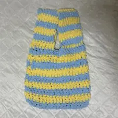 トートバッグ　ハンドメイド　編み物