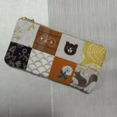 k*3様 ハンドメイド☆パッチワークミニポーチ ミナペルホネン - メルカリ