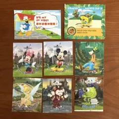 非売品　香港ディズニーランド 初回訪問記念 ステッカーセット8枚