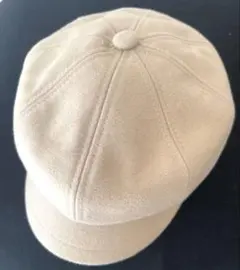 ベージュ キャスケット 冬生地