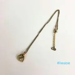 Christian Dior クリスチャンディオール ネックレス ハート CD