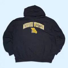 Champion パーカー MISSOURI カレッジ スウェット ブラック2X