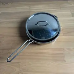 Geo PRODUCT ジオプロダクト ソテーパン 蓋付き ステンレス　25㎝のサムネイル