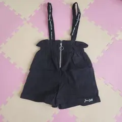 ジェニーラブ　 ブラック　 サスペンダー付きパンツ　160㎝