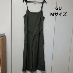 GUサロペットパンツ(オーバーオール)カーキMサイズのサムネイル