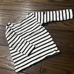 PETIT MAIN プティマイン ボーダー柄 長袖 カットソー 110cm