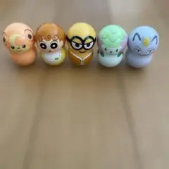 カラフルキャラクター フィギュア 5体セット