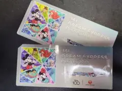 JAL DREAM EXPRESS Disney100ミッキーステッカー2枚