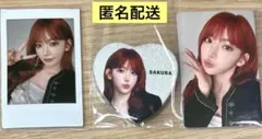 LE SSERAFIM サクラ 東京ドーム 缶バッジ チェキ トレカ ルセラ