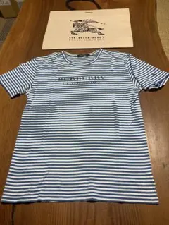 BURBERRY ブラックレーベルストライプ Tシャツ M
