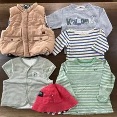 90cm キッズ　子供服　まとめ売り　シンプル　ベスト　グローバルワーク