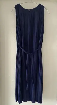 ユニクロ UNIQLO プリーツワンピースM