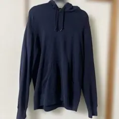 UNIQLO ネイビー フード付きパーカー M