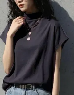 アンティカ 汗上等 ボトルネックTシャツのサムネイル