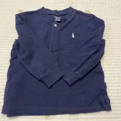 Ralph Lauren ネイビー 長袖ポロシャツ 24M