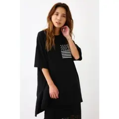 RODEO CROWNS 星条旗 BIG ポケット チュニック Free