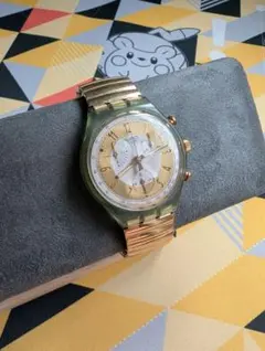 【稼動品】ヴィンテージSwatch '93年GOLDEN GLOBE スウォッチ