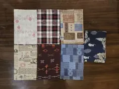 ハンドメイド　ブックカバー　7点まとめ売り