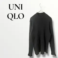UNIQLO ユニクロ　ブラック タートルネックセーター XL