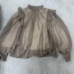 NICE CLAUP シャツ　フリル