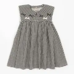 【今年の夏に★】petit main チェック柄 ワンピース 100cm