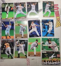 カルビー　プロ野球チップス　読売ジャイアンツ　13枚　菅野智之　長野久義