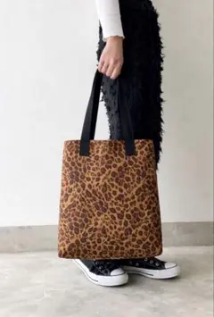 ⭐︎美品⭐︎ レオパード　トートバッグ