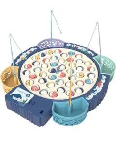 子供用釣りおもちゃ、知育玩具、多機能音楽回転釣りプレートセット、電動