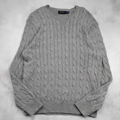 POLO RALPH LAUREN ポロラルフローレンケーブルクルーネックニット