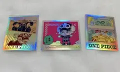 ワンピース　オーロラステッカー　ルフィ　チョッパー　ボニー