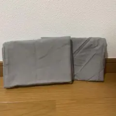 枕カバー 2枚セット グレー 無地のサムネイル