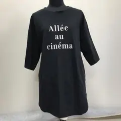 GLACIER 五分袖カットソー ブラック XL