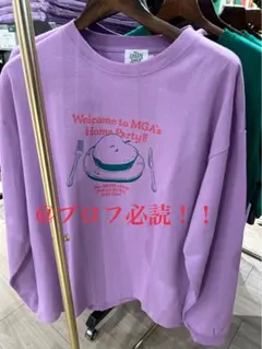Mrs. GREEN APPLE ポップアップ　ロングスリーブTシャツ　パープル