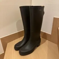 AIGLE レインブーツ ロング ブラック 断捨離中セール AIGLE レインブーツ ロング ブラック 断捨離中セール - メルカリ