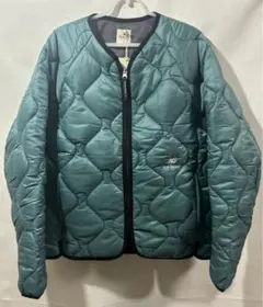 new balance usa quilted jacket M green