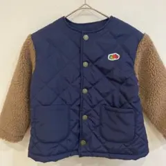 【美品】フルーツオブザルーム 中綿 キルティング ボア ジャケット　110