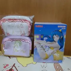 うる星やつら Relax time フィギュア ラム1点 BOX型ポーチ2点①