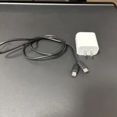 Apple純正の20W充電器とタイプCケーブルのセット